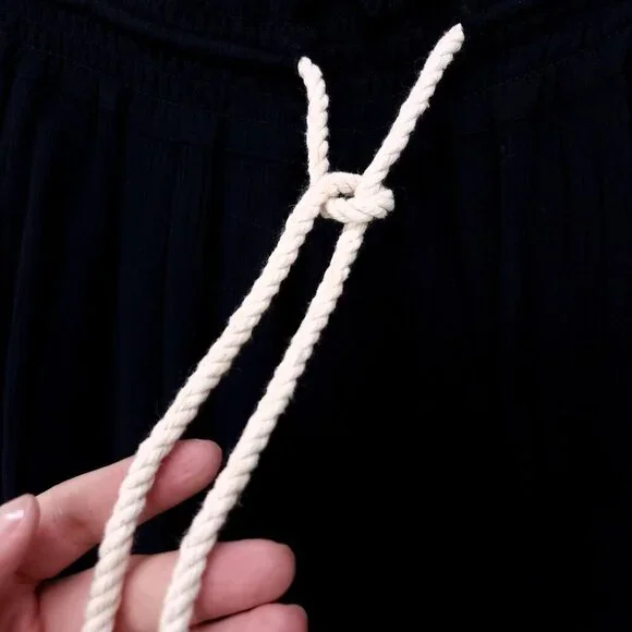 Roxy Bathingsuit Cover Up Pants Oceanside Drawstring Beach Summer Size XL Blue - Picture 14 of 15